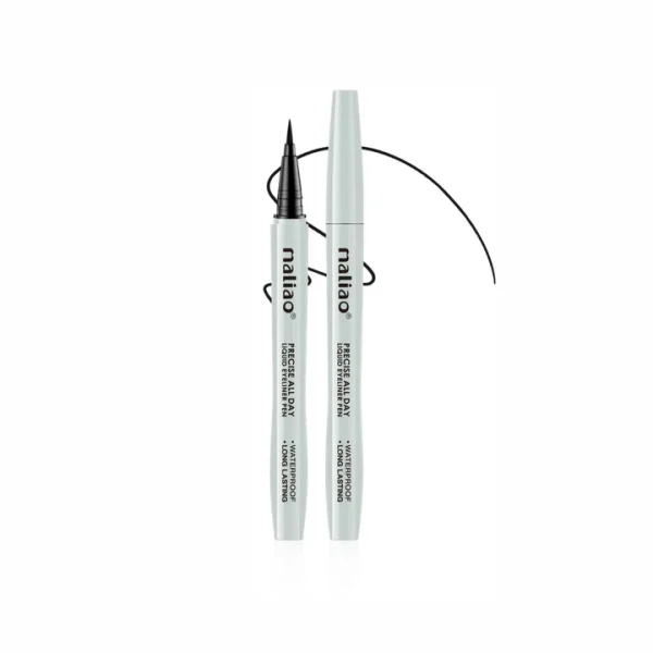 Maliao Precise All Day Liquid Eyeliner Pen Waterproof Long Lasting Ultra Rich Black 1ml