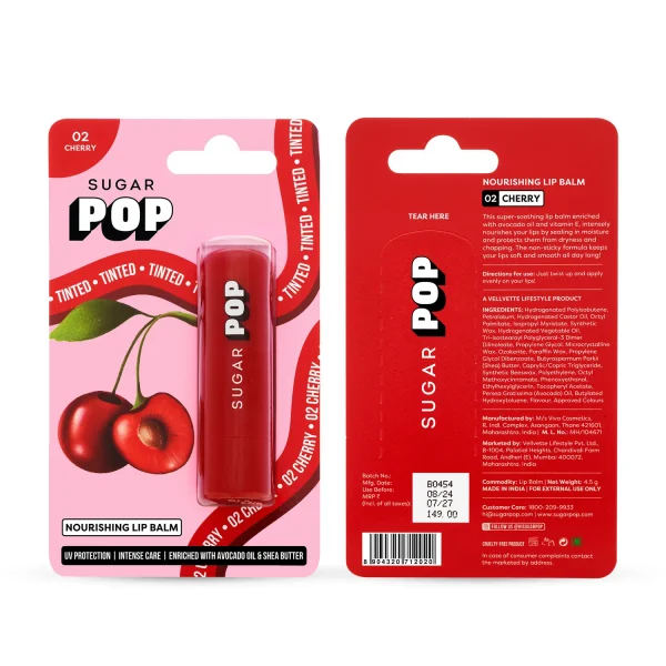 Sugar Pop Cherry Nourishing Lip Balm 4.5g