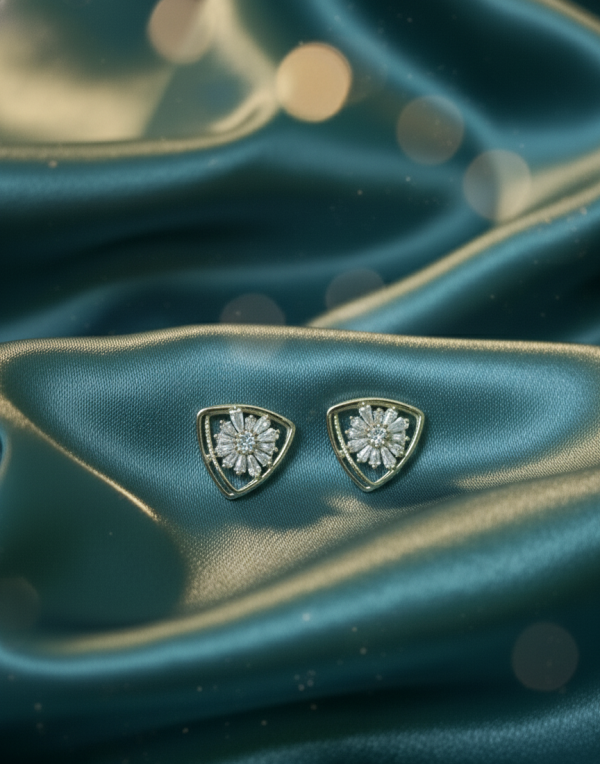 Triangle Shape Studs Earring