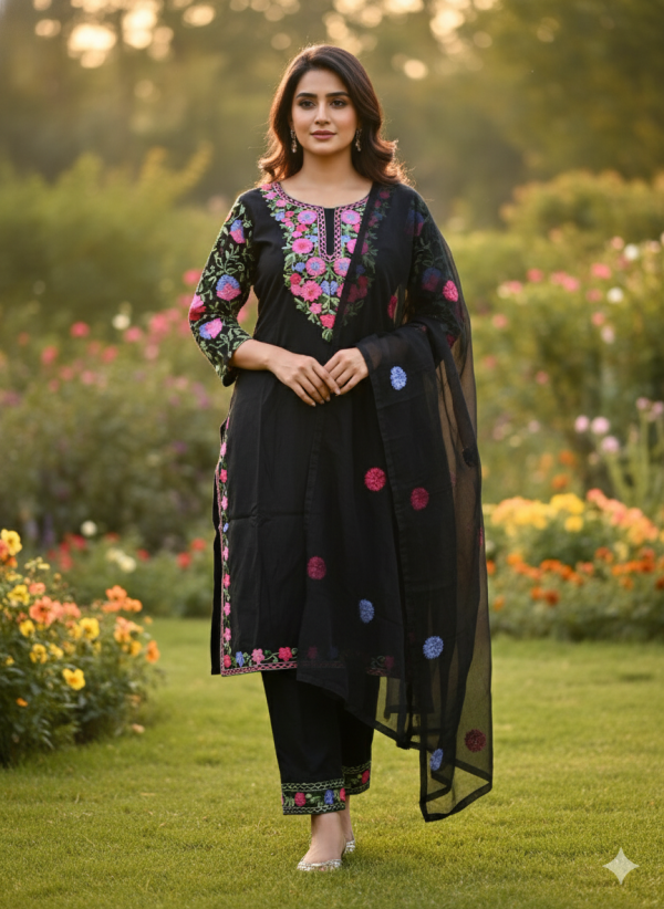 Disha Pure Cotton Kurties & Bottom (3Pcs Set)