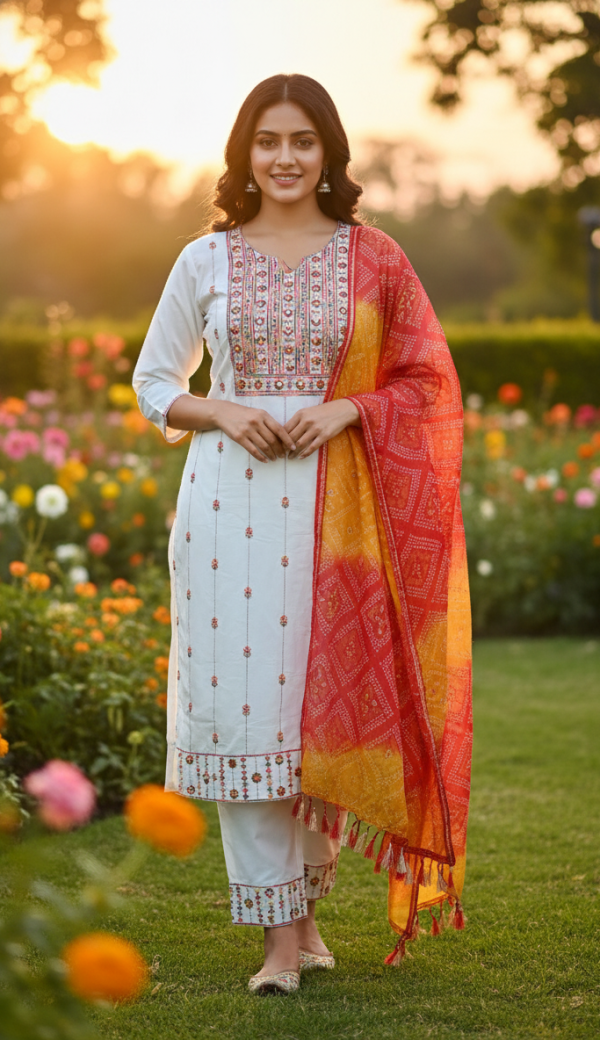 Moraya Chendari Sliks Kurties (3pcs Set)