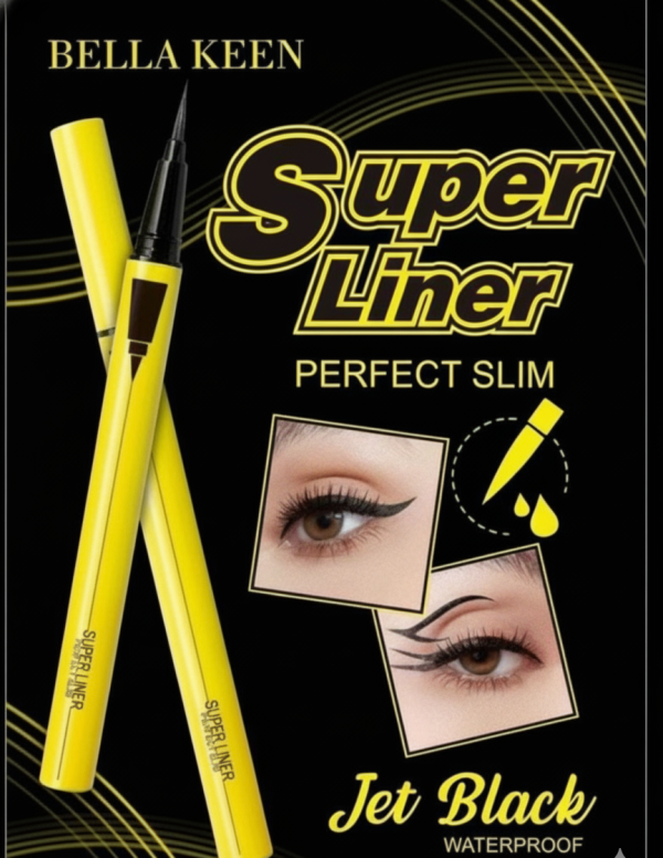 Bella Keen Matte Liquid Eyeliner Jet Black Waterproof 2ml
