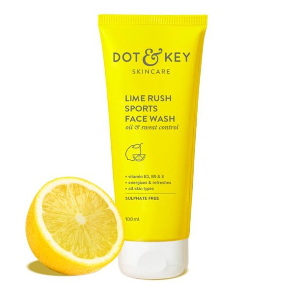 Dot & Key Lime Rush Sports Face Wash Oil& Sweat Control (100ml)