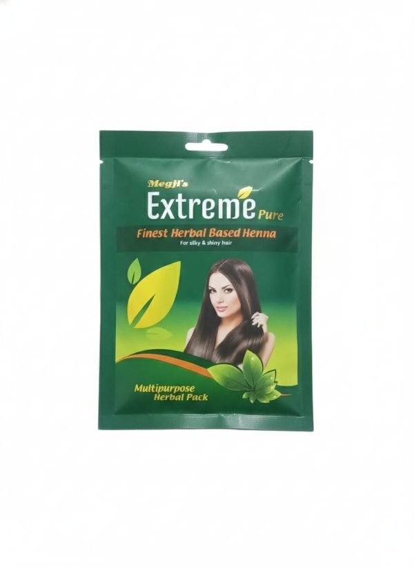 Megji's Extreme pure Finest Herbal Based Henna For Silky & Shiny Hair 100g